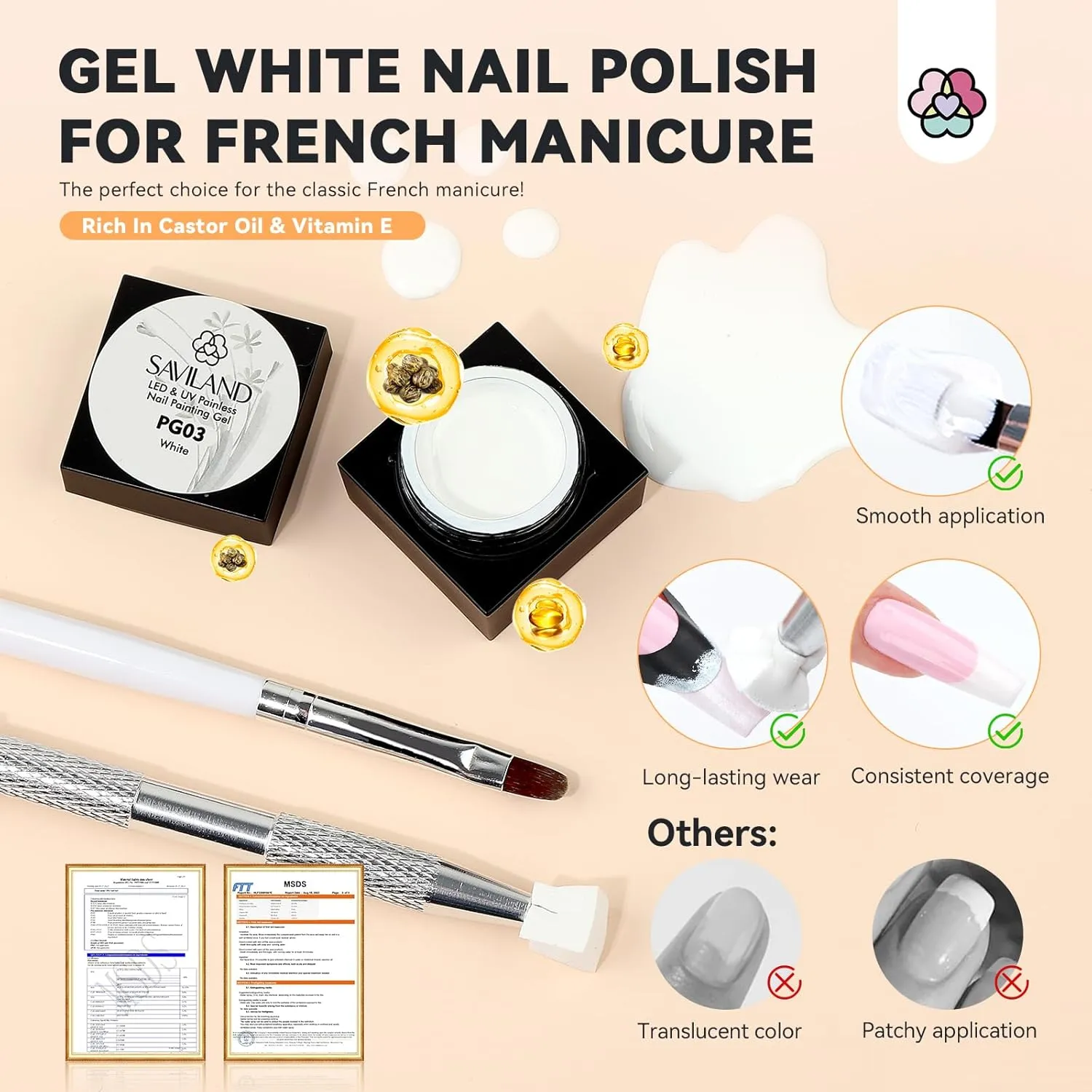 10s Easy French Nails Kit