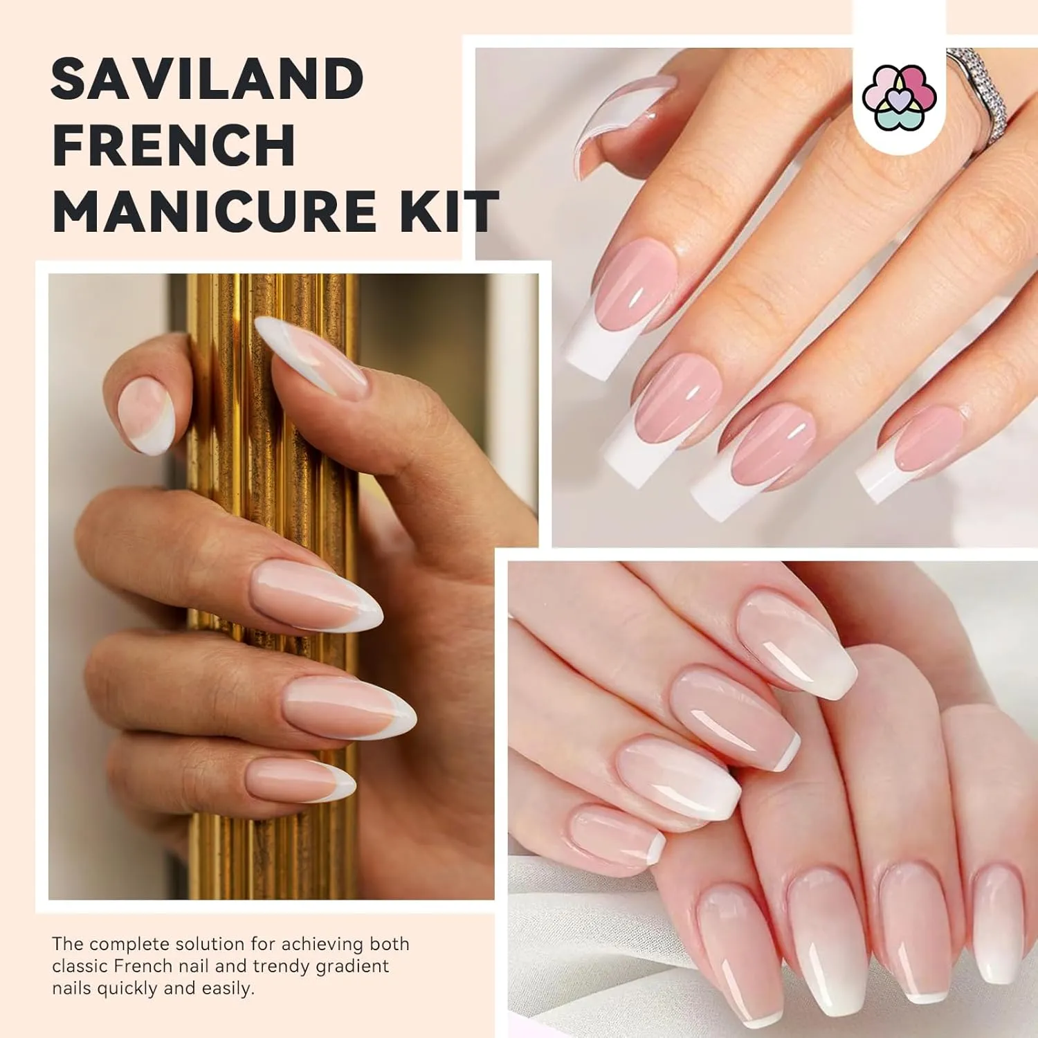 10s Easy French Nails Kit