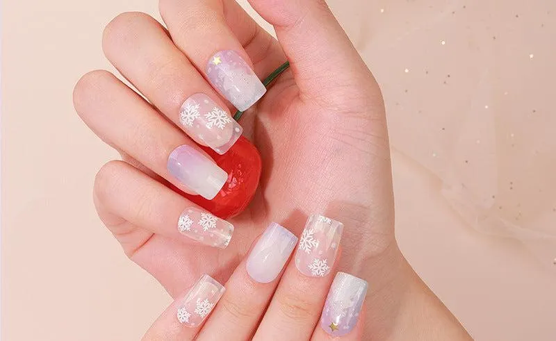 3D Hot Gel UV Semi-Cured Nail Stickers