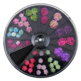 3D Rose Nail Stickers | Reusable Manicure Nail Decals Kit