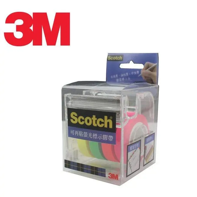 3M Removable Fluorescent  Highlighter Tape