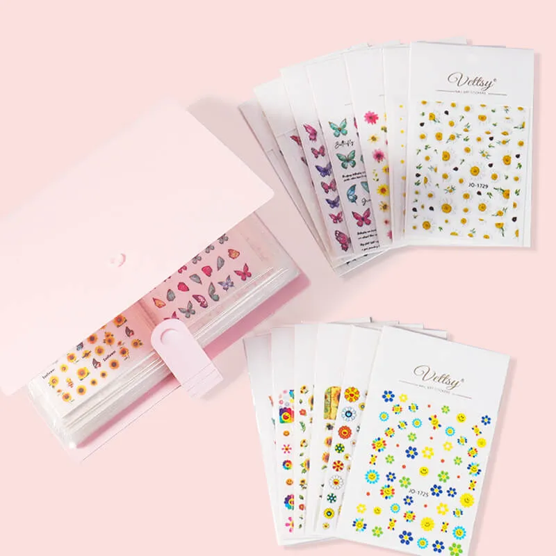 50pcs Nail Sticker Deluxe Kit