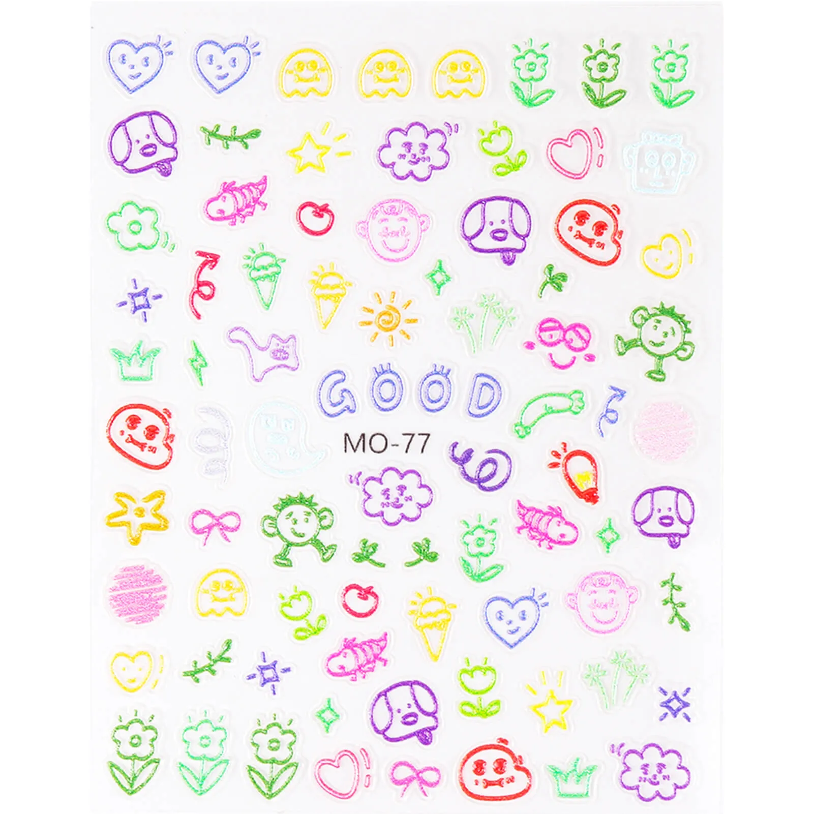 5D Nail Stickers-Kawaii