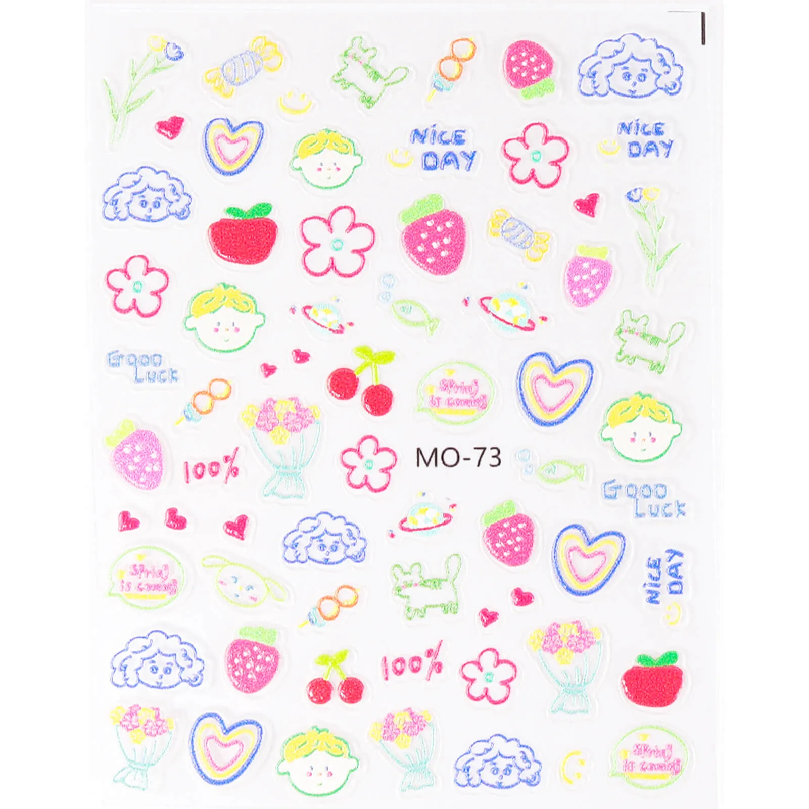 5D Nail Stickers-Kawaii