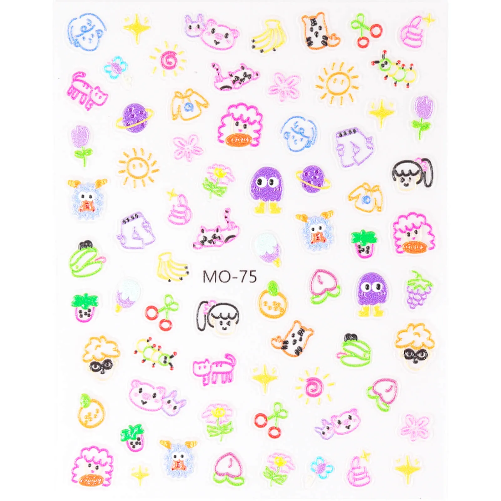 5D Nail Stickers-Kawaii