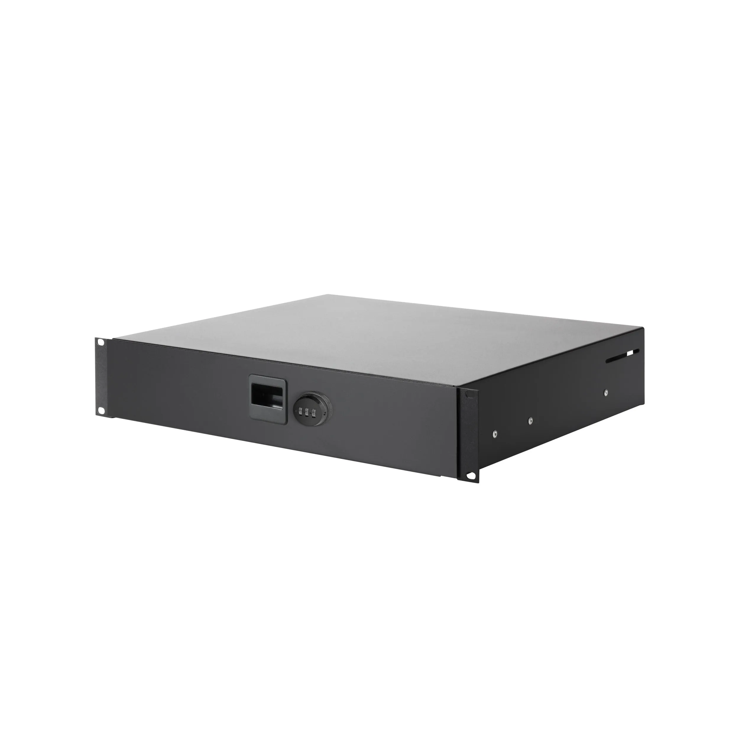 Adam Hall AH-87402CL 19" Steel Rack Drawer w/ Built-In Combination Lock - 2U