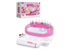 Airbrush Glitter Salon Nail Design Studio Kit - Home Manicure Set