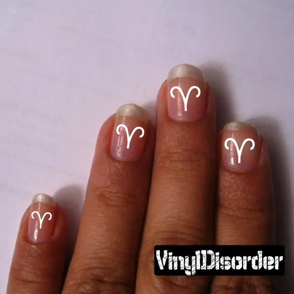 Astrology ST006 Fingernail Art Sticker - Vinyl Finger Nail Decals