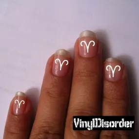 Astrology ST006 Fingernail Art Sticker - Vinyl Finger Nail Decals