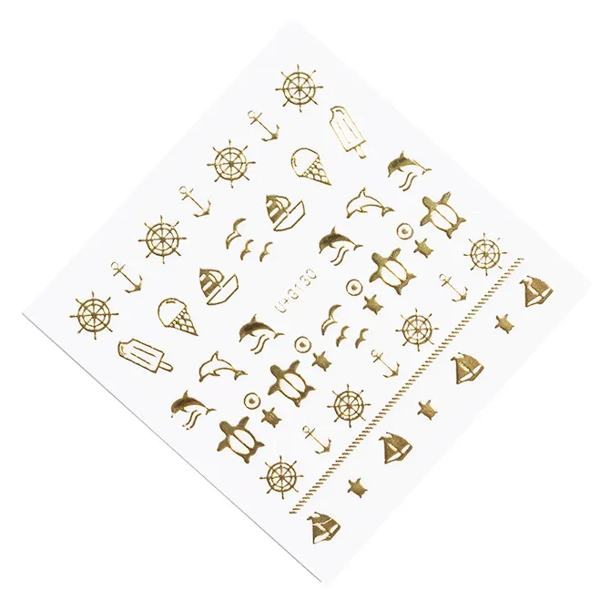 Beach Vacation Nail Stickers