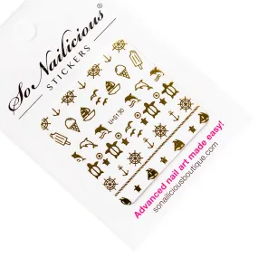 Beach Vacation Nail Stickers
