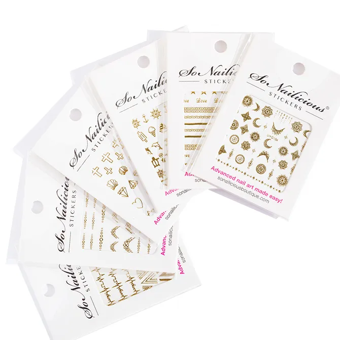 Beach Vacation Nail Stickers