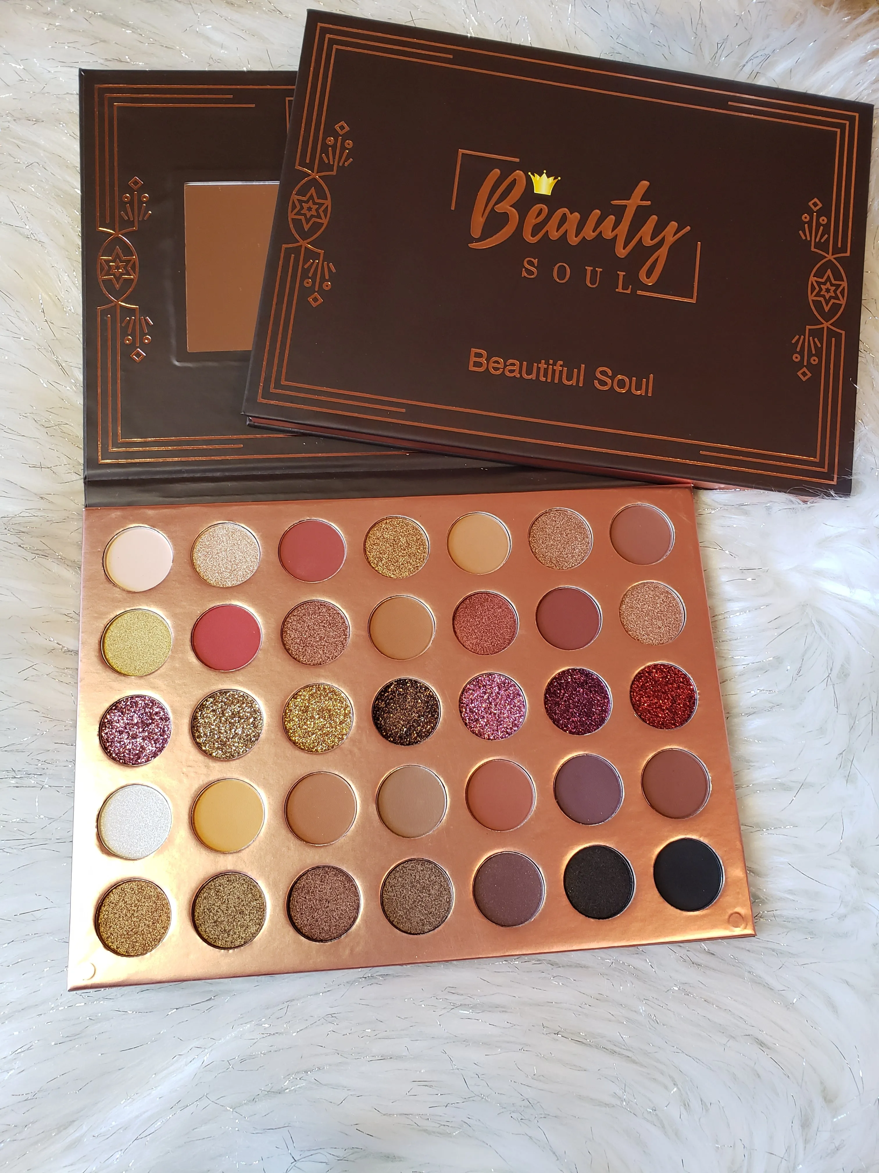 Beautiful Soul 35 color eyeshadow palette from Beauty Soul