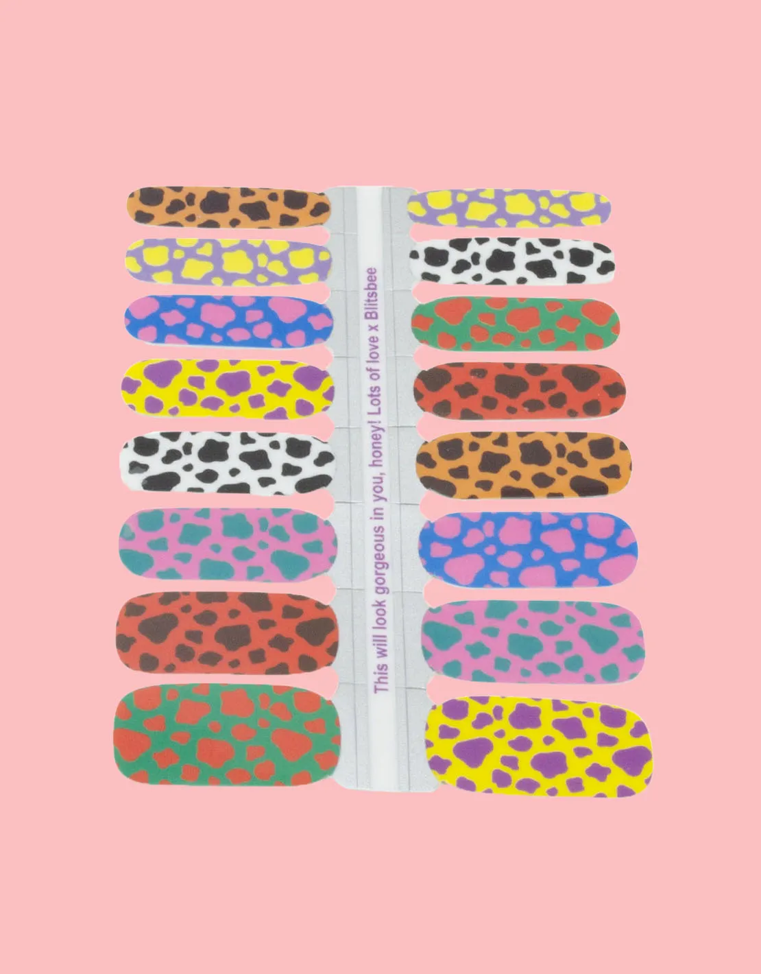 Blitsbee mesmerizing marks nail wraps