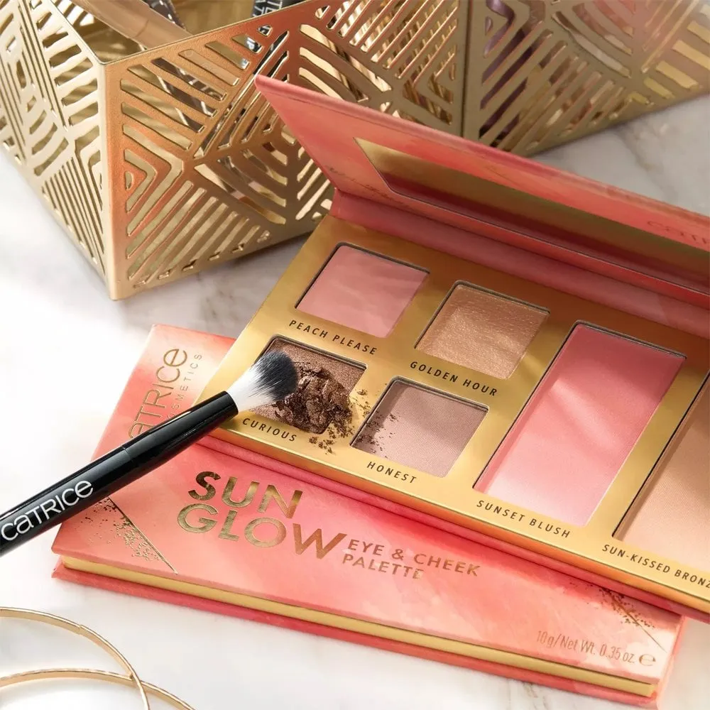 Catrice Cosmetics Sun Glow 6 Colour Eye & Cheek Makeup Palette