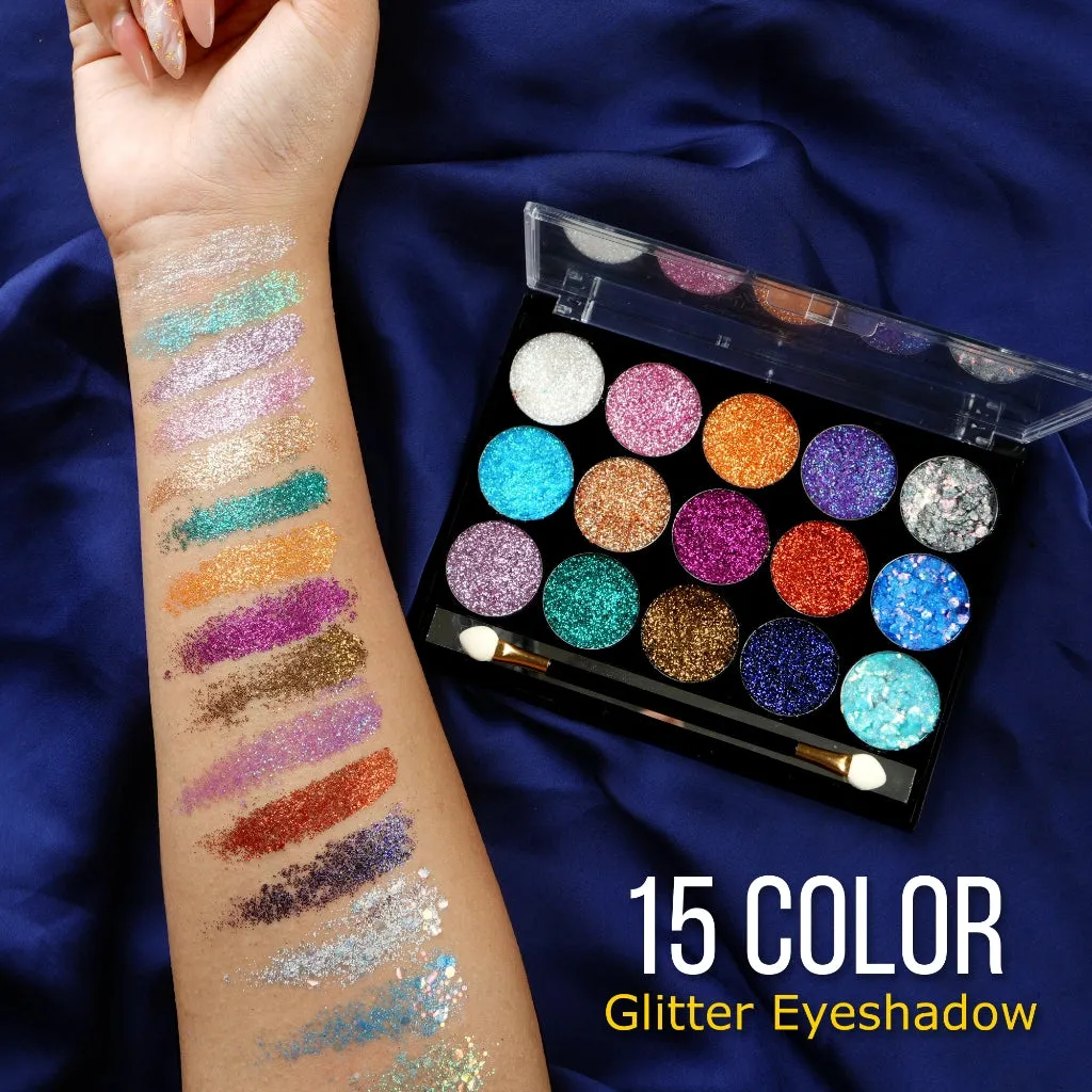 Colors Queen Glitter Eye Shadow Palette