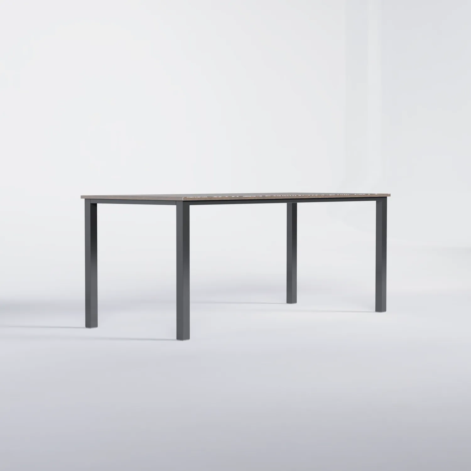 Dining Table Nº 0 - Powder Coated / Solid Oak