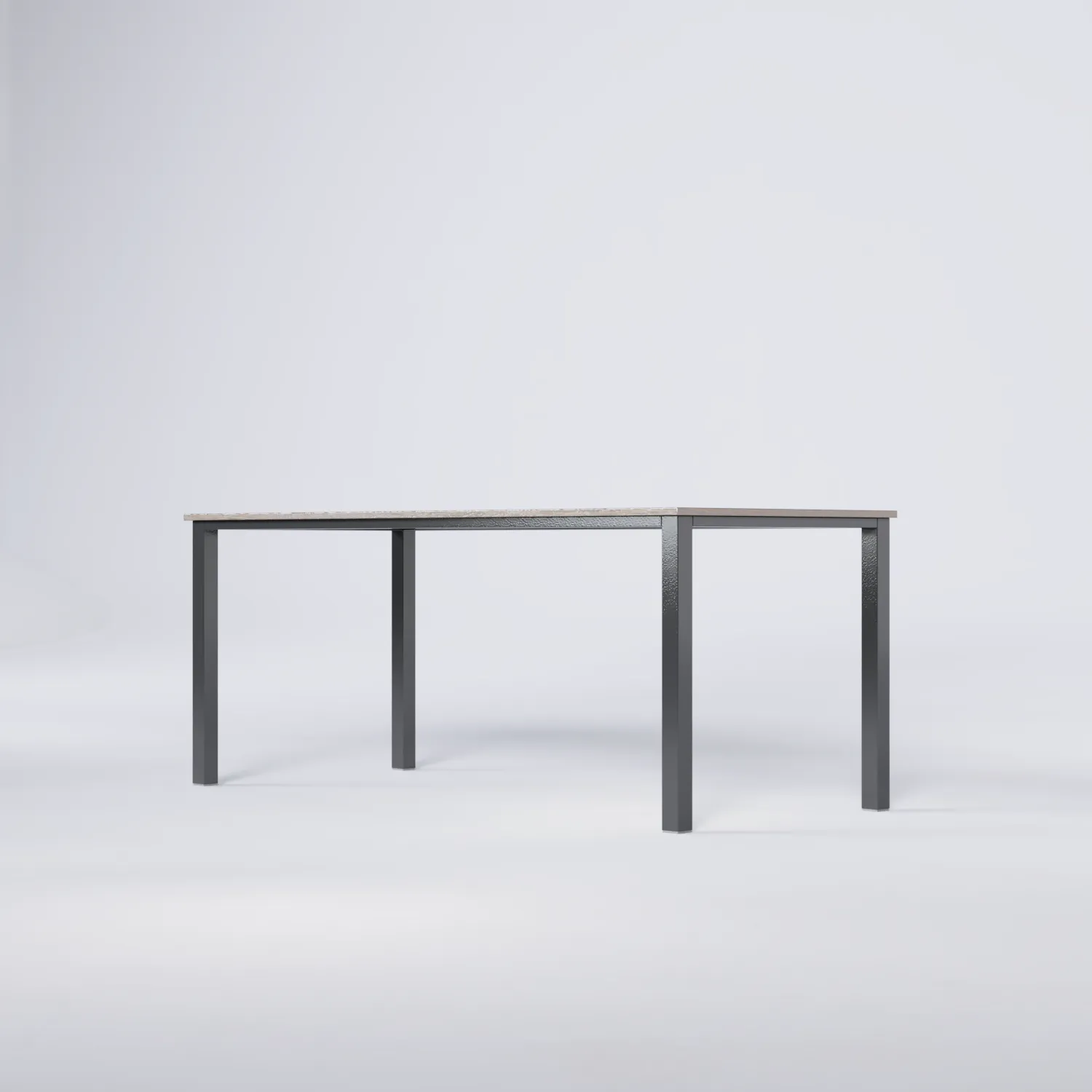 Dining Table Nº 0 - Powder Coated / Solid Oak