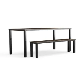 Dining Table Nº 0 - Powder Coated / Solid Oak