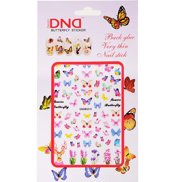 DND Nail Art - Butterfly Stickers #319