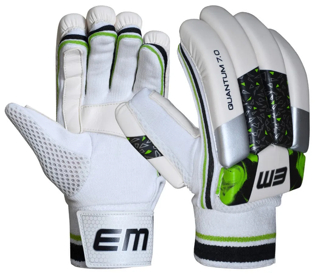 EM Quantum 7.0 Adult Cricket Batting Gloves