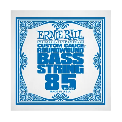 Ernie Ball 10085EB .085 Single Super Long Scale Nickel Wound Electric Bass String