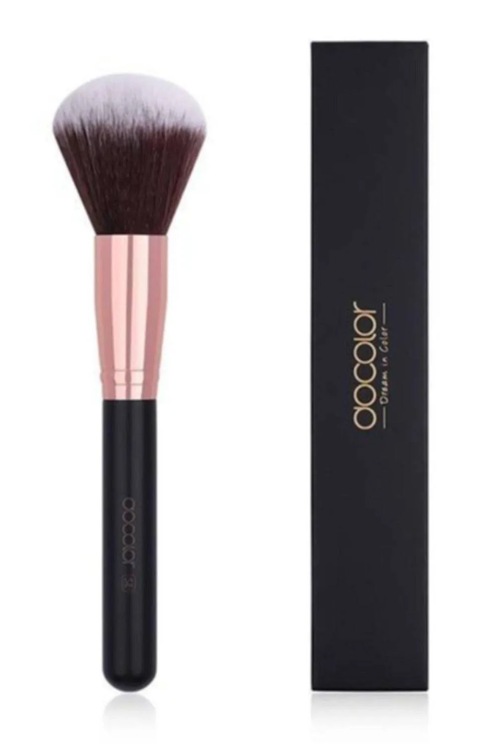 Foundation Fan Contour Flat Top Highlighter Makeup Brushes