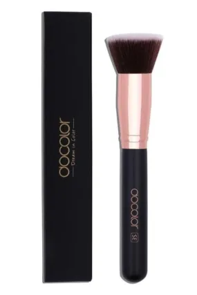 Foundation Fan Contour Flat Top Highlighter Makeup Brushes