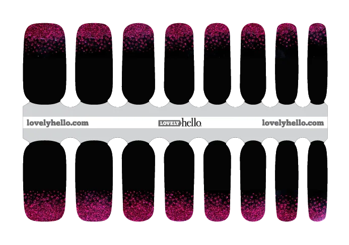 Fuschia Nights Nail Wraps