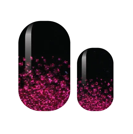 Fuschia Nights Nail Wraps