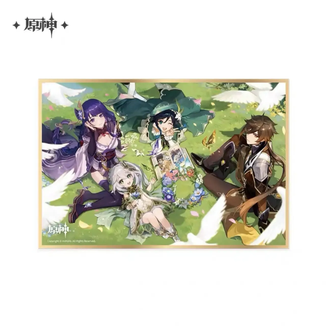 Genshin Impact 2nd Year Anniversary Shikishi (Raiden Shogun, Zhongli, Venti, Nahida) [BACK-ORDER]