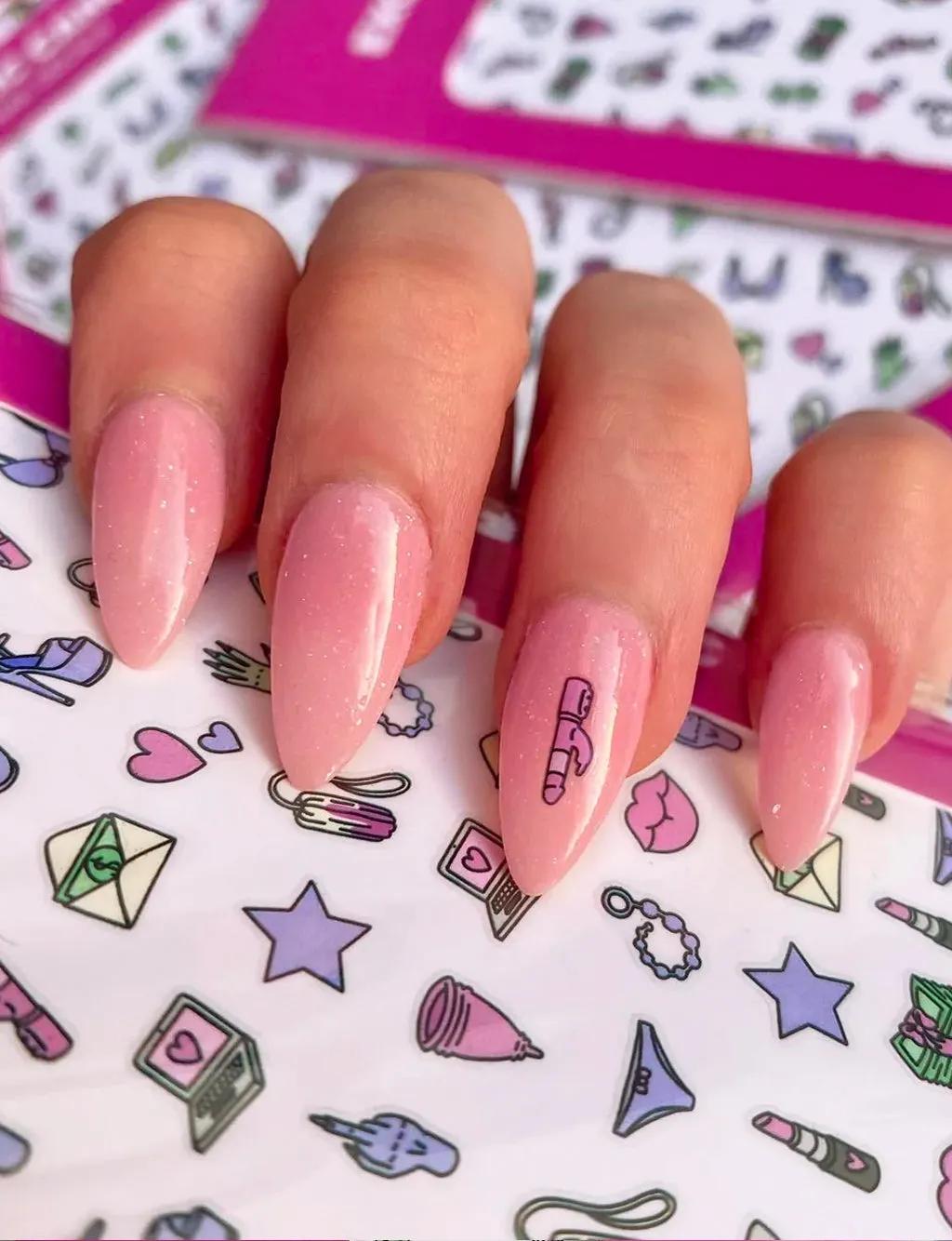 GIRLY THINGS NAIL DECALS