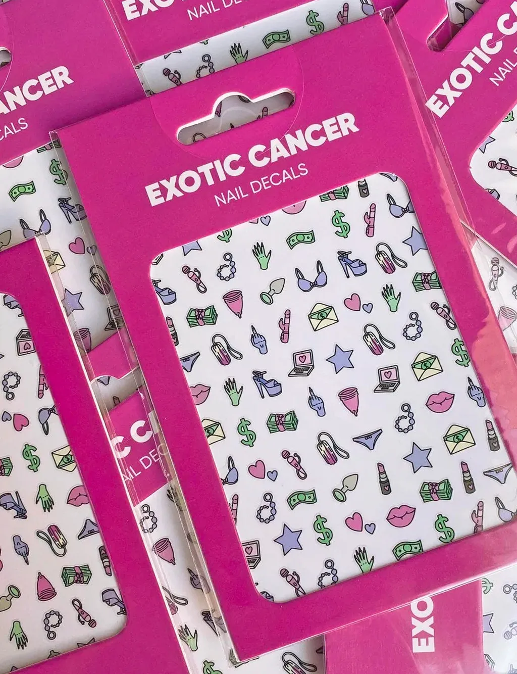 GIRLY THINGS NAIL DECALS