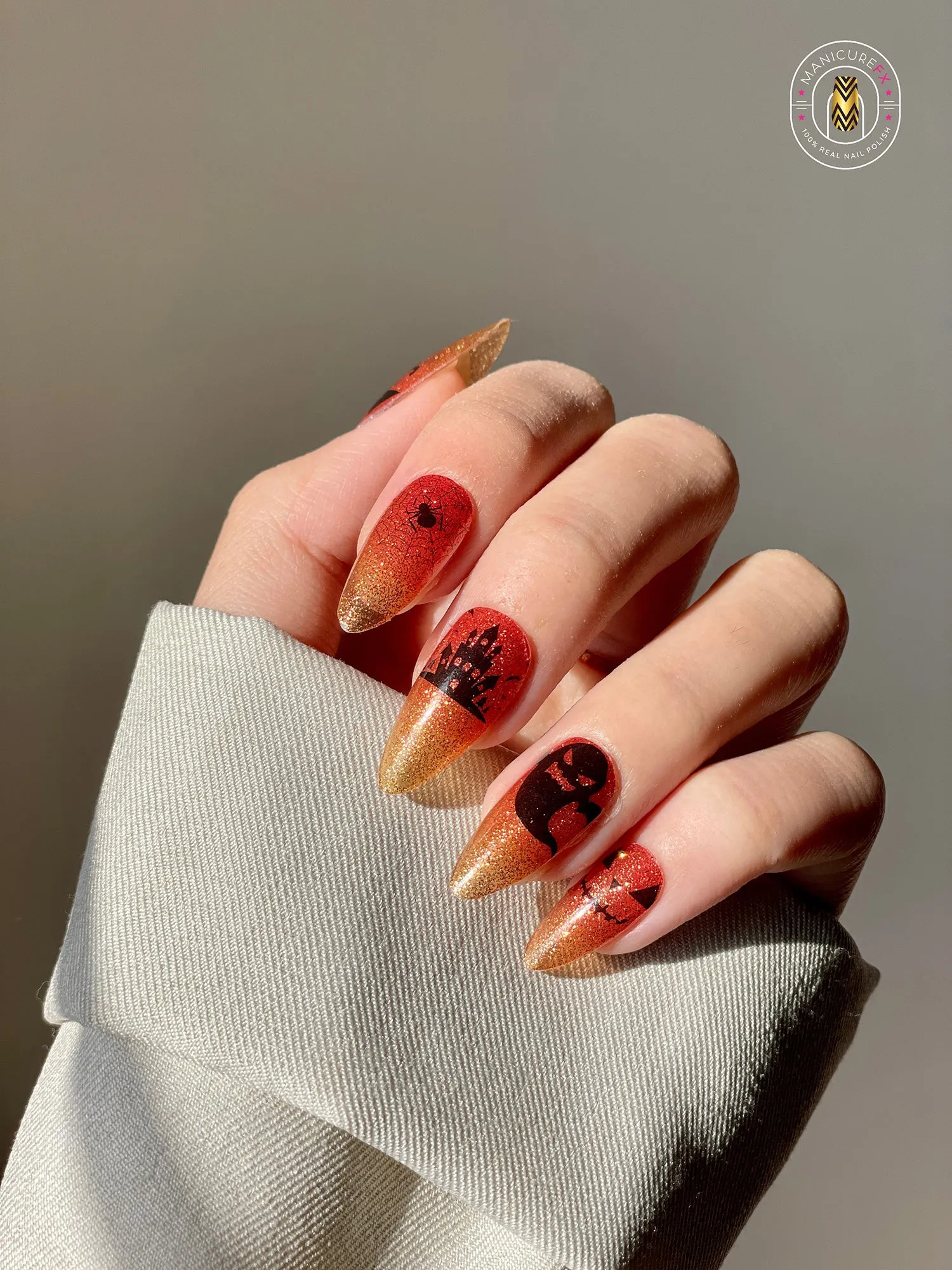 Glitter Halloween - Nail Wraps (Standard)
