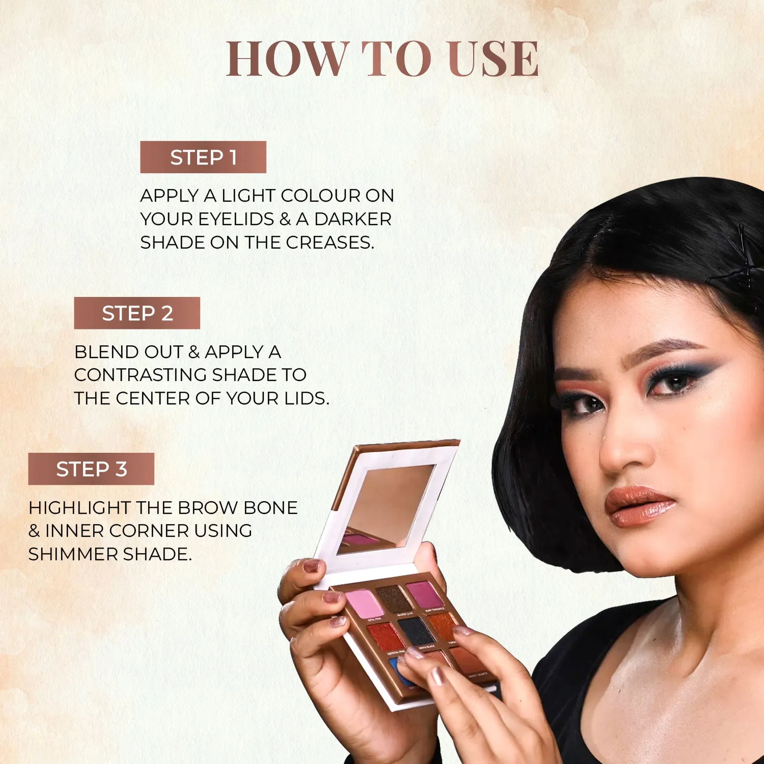 Herb-Enriched 9 in 1 Eyeshadow Palette (Available in 2 Variants)