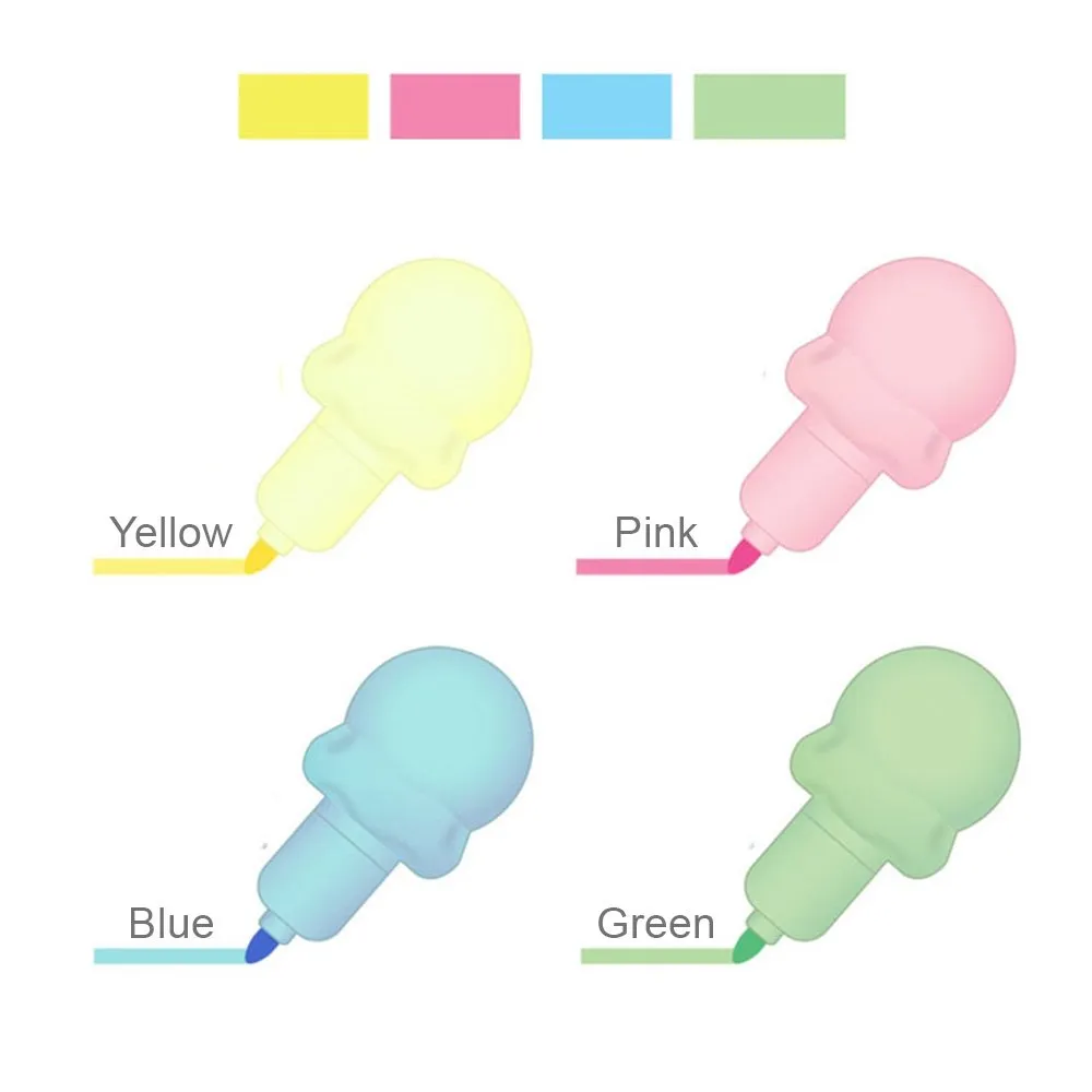 Ice Cream 4-Color Highlighter