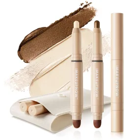 Imakeupnow - Cream-to-Powder Eyeshadow Stick Set(2pcs) - G001 G004【US ONLY】