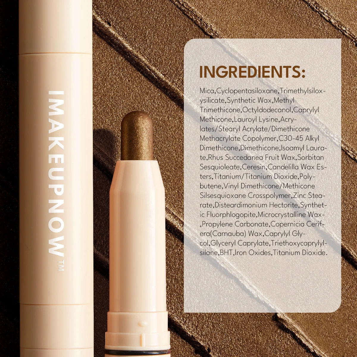 Imakeupnow - Cream-to-Powder Eyeshadow Stick Set(2pcs) - G001 G004【US ONLY】