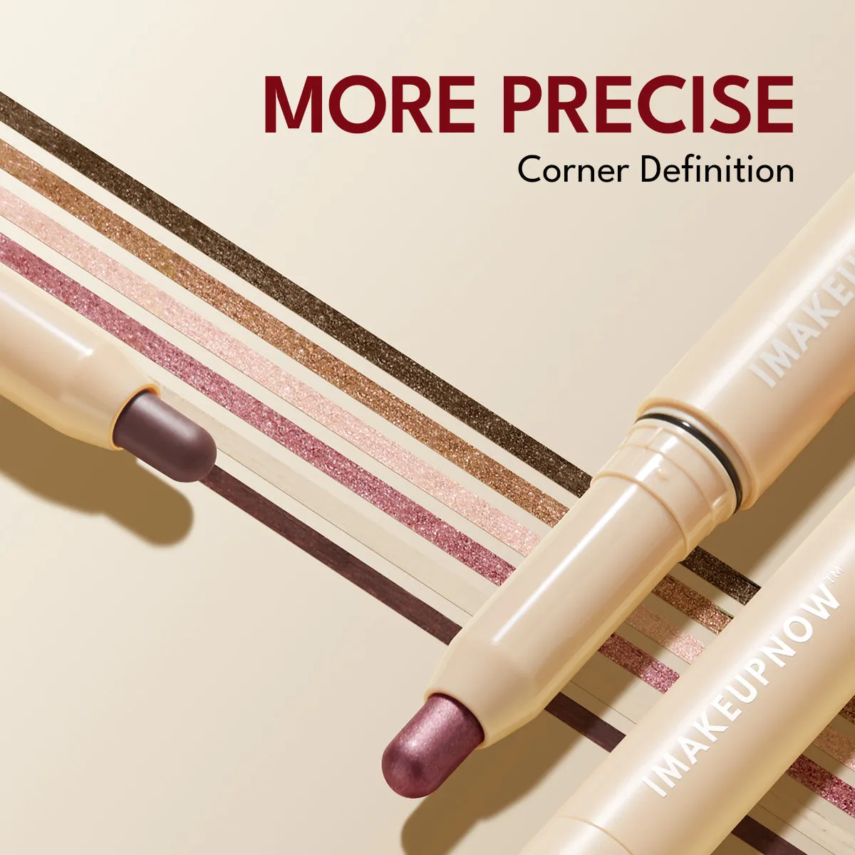 Imakeupnow - Cream-to-Powder Eyeshadow Stick Set(2pcs) - G001 G005【US ONLY】