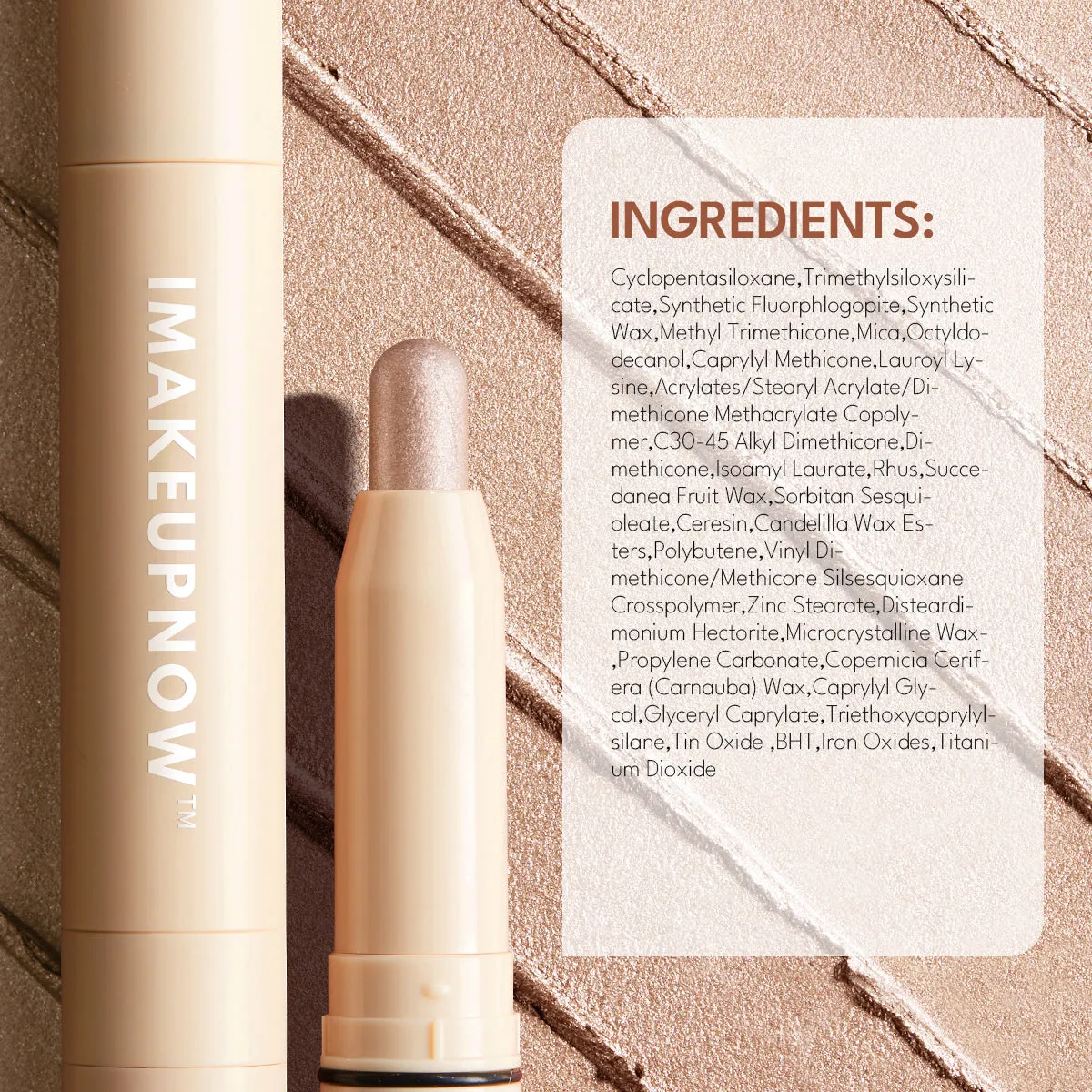 Imakeupnow - Cream-to-Powder Eyeshadow Stick Set(2pcs) - G002 G003【US ONLY】