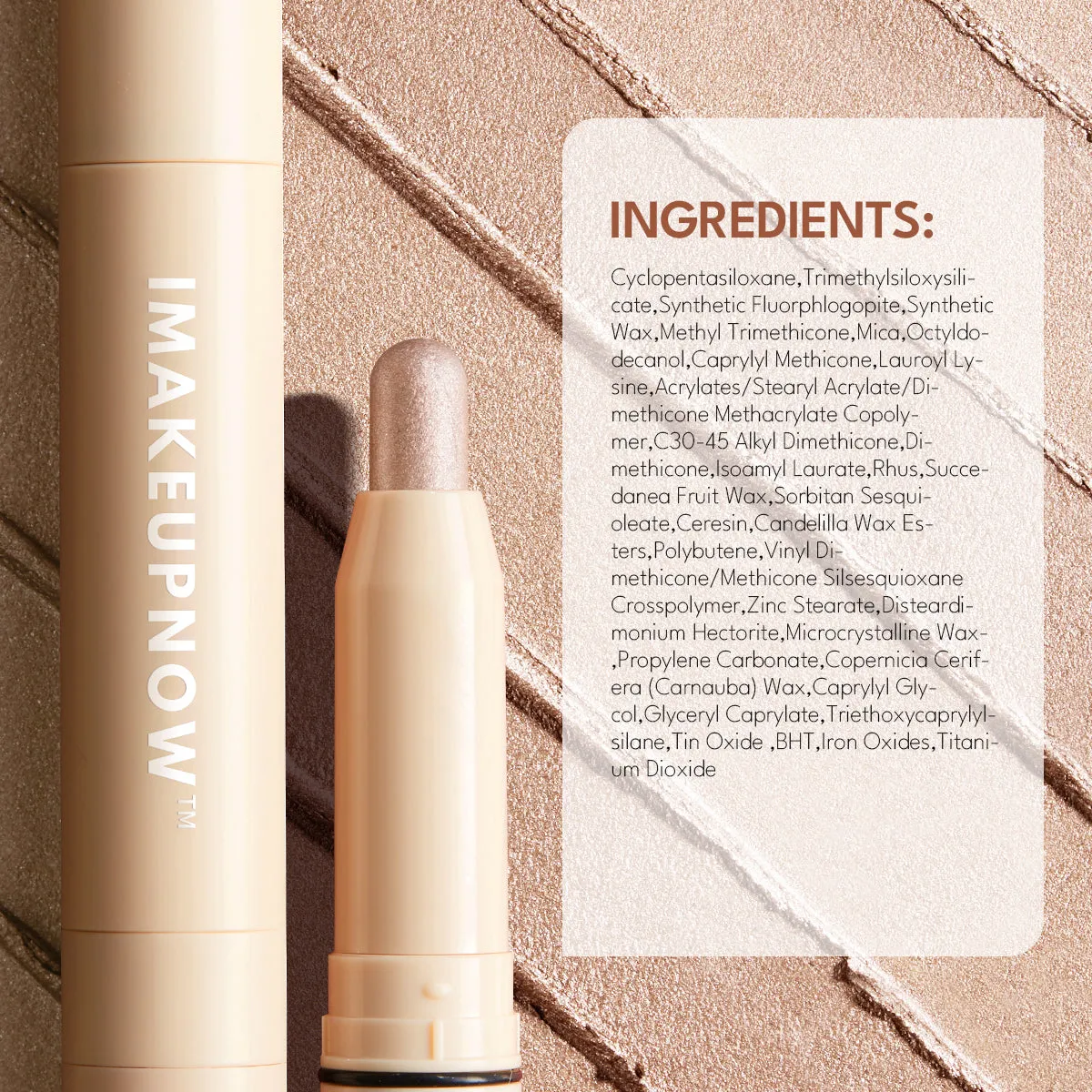Imakeupnow - Cream-to-Powder Eyeshadow Stick Set(2pcs) - G002 G006【US ONLY】