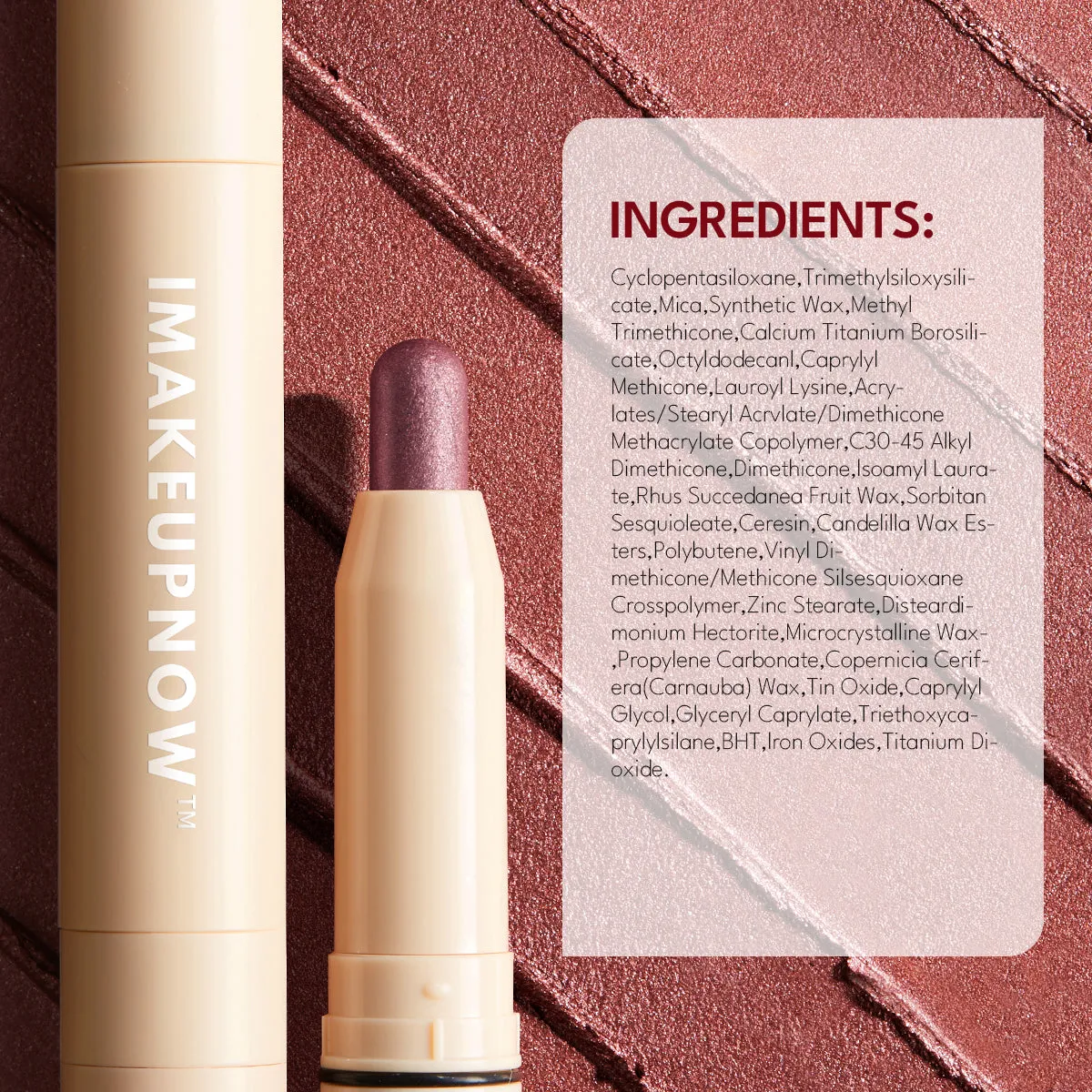Imakeupnow - Cream-to-Powder Eyeshadow Stick Set(2pcs) - G003 G006【US ONLY】