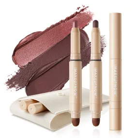 Imakeupnow - Cream-to-Powder Eyeshadow Stick Set(2pcs) - G003 G006【US ONLY】