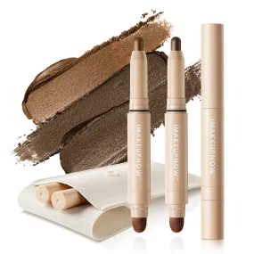 Imakeupnow - Cream-to-Powder Eyeshadow Stick Set(2pcs) - G004 G005【US ONLY】