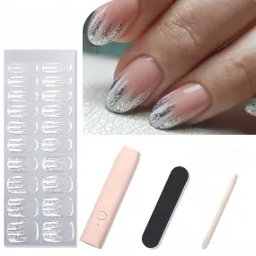 INNER GLOW - Nail Stickers Kit with UV Lamp | Manicure