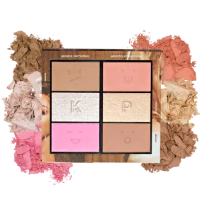 KIMCHI X PLASTIQUE Nude Sensation: Blush, Bronzer & Highlighter Palette