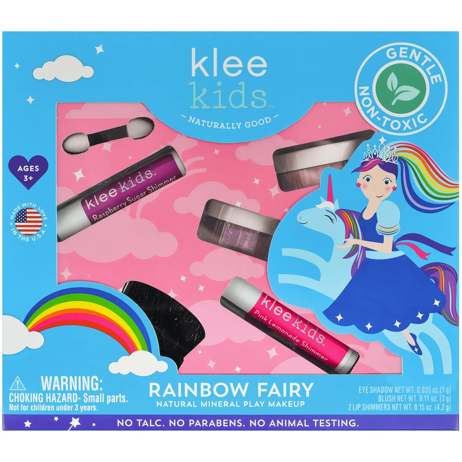 Klee Naturals Mineral Play Makeup Kit- Rainbow Fairy