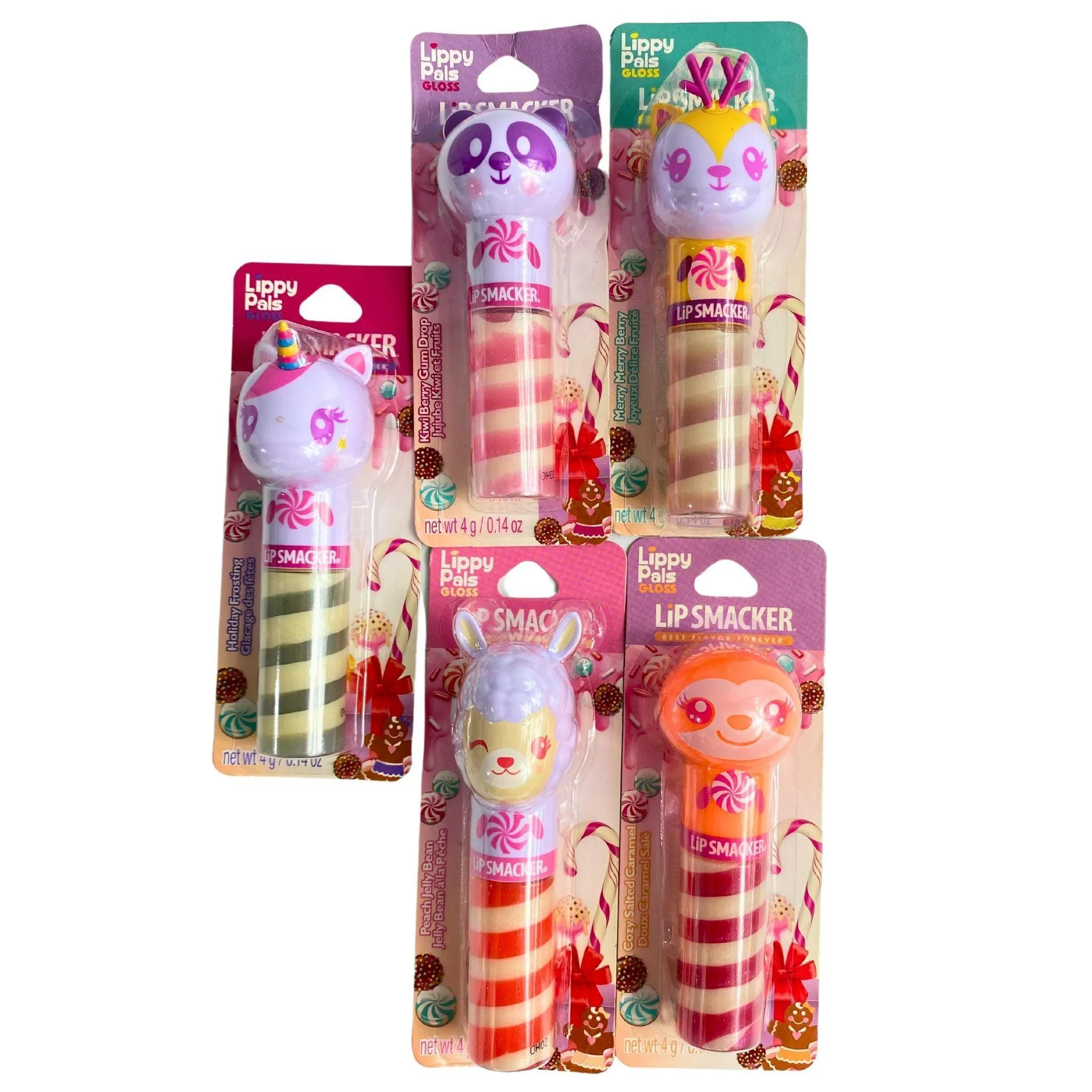 Lippy Pals Gloss Lip Smacker 0.14OZ Assorted Flavors (145 Pcs Lot)