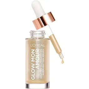 L'Oreal Paris Highlighting Drops Glow Mon Amour Sparkling Love Liquid Formula with Nourishing Coconut Oil 01 Sparkling Love 15 ml , L'Oreal