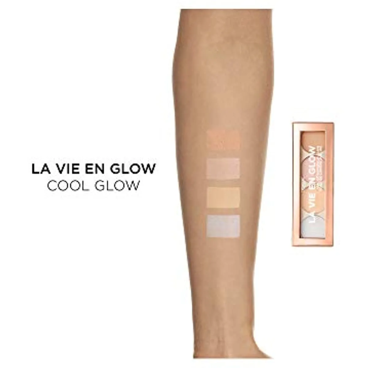 LOreal Paris La Vie En Glow Highlighting Powder Palette for Warm Glowing